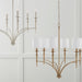 Capital Lighting - 442661AD-701 - Six Light Chandelier - Abbie - Aged Brass