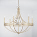 Capital Lighting - 443161WG - Six Light Chandelier - Isabella - Winter Gold