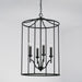 Capital Lighting - 542041MB - Four Light Foyer Pendant - Peyton - Matte Black