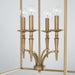 Capital Lighting - 542641AD - Four Light Foyer Pendant - Abbie - Aged Brass