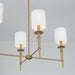 Capital Lighting - 842661AD-701 - Six Light Island Pendant - Abbie - Aged Brass