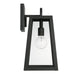 Capital Lighting - 943711BK - One Light Outdoor Wall Lantern - Leighton - Black