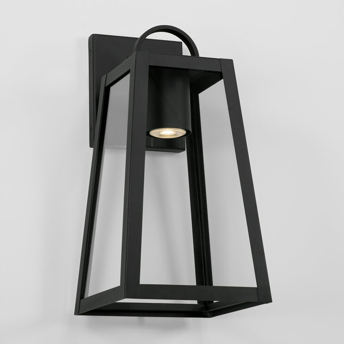 Capital Lighting - 943711BK-GL - One Light Outdoor Wall Lantern - Leighton - Black