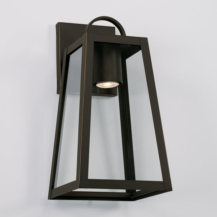 Capital Lighting - 943711OZ-GL - One Light Outdoor Wall Lantern - Leighton - Oiled Bronze