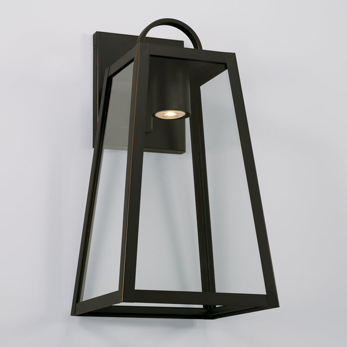 Capital Lighting - 943712OZ-GL - One Light Outdoor Wall Lantern - Leighton - Oiled Bronze