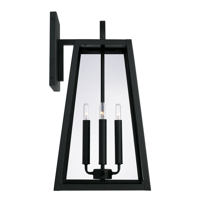 Capital Lighting - 943743BK - Four Light Outdoor Wall Lantern - Leighton - Black