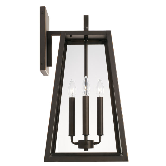 Capital Lighting - 943743OZ - Four Light Outdoor Wall Lantern - Leighton - Oiled Bronze