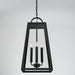 Capital Lighting - 943744BK - Four Light Outdoor Hanging Lantern - Leighton - Black