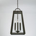 Capital Lighting - 943744OZ - Four Light Outdoor Hanging Lantern - Leighton - Oiled Bronze