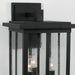 Capital Lighting - 943832BK - Three Light Outdoor Wall Lantern - Barrett - Black