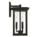 Capital Lighting - 943832OZ - Three Light Outdoor Wall Lantern - Barrett - Oiled Bronze