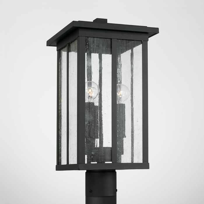 Capital Lighting - 943835BK - Three Light Outdoor Post Lantern - Barrett - Black