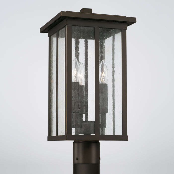 Capital Lighting - 943835OZ - Three Light Outdoor Post Lantern - Barrett - Oiled Bronze