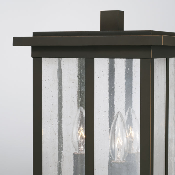 Capital Lighting - 943835OZ - Three Light Outdoor Post Lantern - Barrett - Oiled Bronze