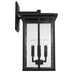 Capital Lighting - 943843BK - Four Light Outdoor Wall Lantern - Barrett - Black