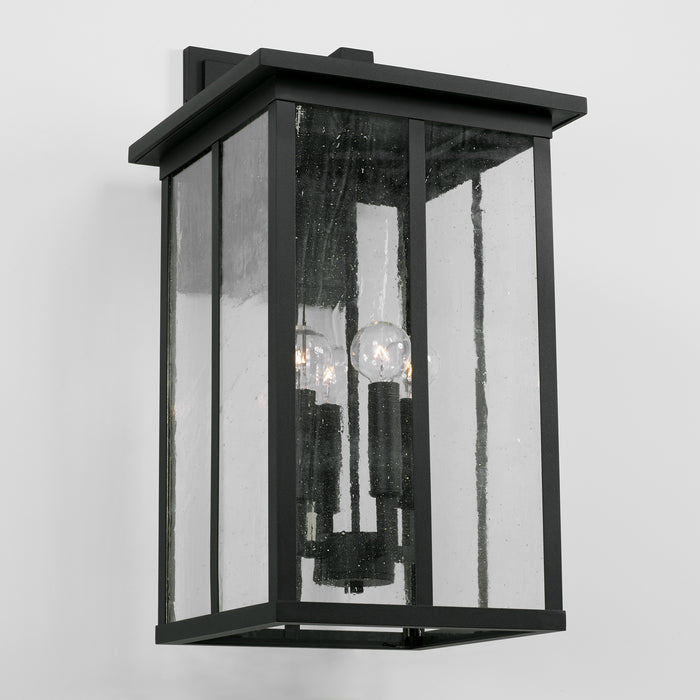 Capital Lighting - 943843BK - Four Light Outdoor Wall Lantern - Barrett - Black