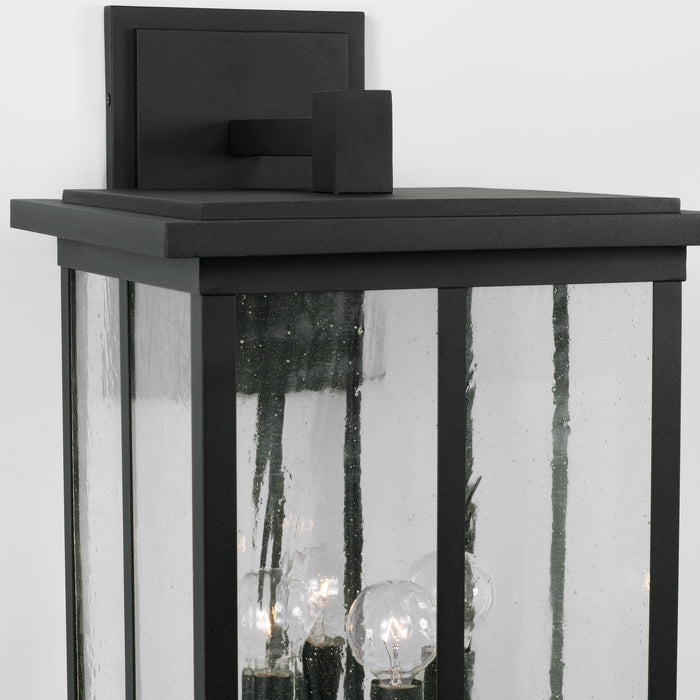 Capital Lighting - 943843BK - Four Light Outdoor Wall Lantern - Barrett - Black