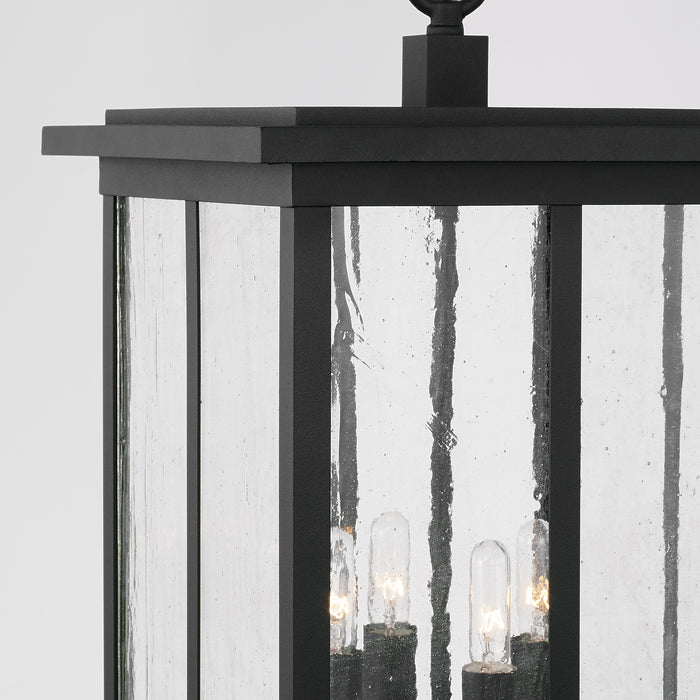 Capital Lighting - 943844BK - Four Light Outdoor Hanging Lantern - Barrett - Black