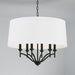 Capital Lighting - 342061MB - Six Light Pendant - Peyton - Matte Black