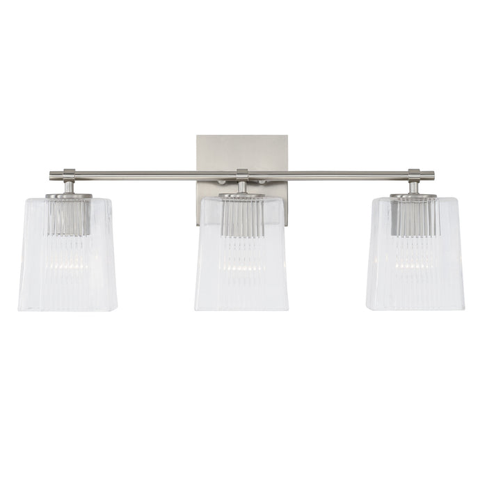 Capital Lighting - 141731BN-508 - Three Light Vanity - Lexi - Brushed Nickel