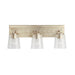 Capital Lighting - 143131WG-515 - Three Light Vanity - Isabella - Winter Gold