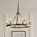 Kichler - 52420BNB - Six Light Chandelier - Emmala - Brushed Natural Brass