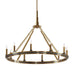 Kichler - 52421BNB - Ten Light Chandelier - Emmala - Brushed Natural Brass