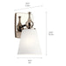 Kichler - 55090PN - One Light Wall Sconce - Cosabella - Polished Nickel