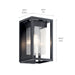 Kichler - 59060BSL - One Light Outdoor Wall Mount - Mercer - Black with Silver Highlights