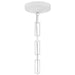 Crystorama - 8685-MT-GA - Two Light Chandelier - Alston - Matte White / Antique Gold