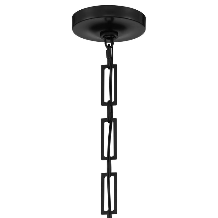 Crystorama - 8687-MK-GA - Three Light Chandelier - Alston - Matte Black / Antique Gold