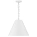 Crystorama - 8687-MT-GA - Three Light Chandelier - Alston - Matte White / Antique Gold