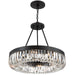 Crystorama - ALI-B2008-CZ - Eight Light Chandelier - Alister - Charcoal Bronze