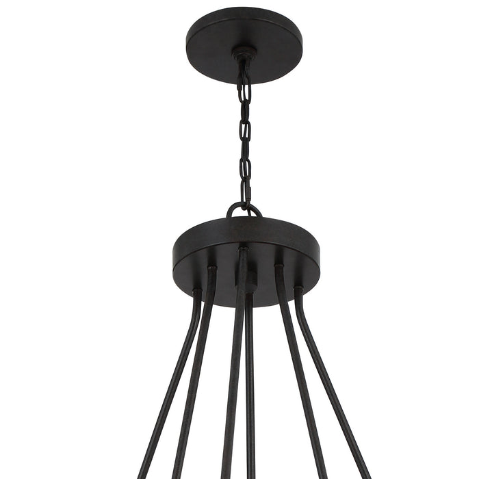 Crystorama - ALI-B2026-CZ - 26 Light Chandelier - Alister - Charcoal Bronze