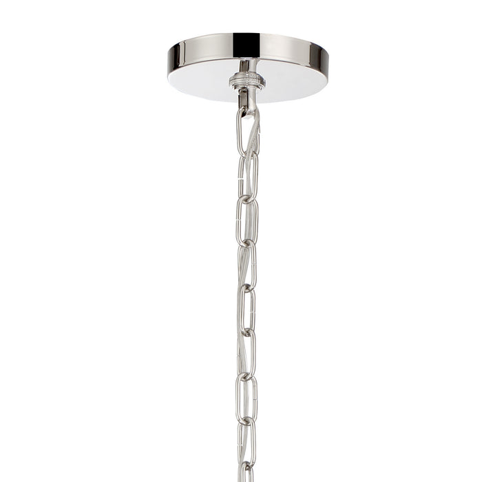 Crystorama - DEV-B8003-PN - Three Light Mini Chandelier - Devon - Polished Nickel