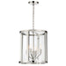 Crystorama - DEV-B8004-PN - Four Light Mini Chandelier - Devon - Polished Nickel