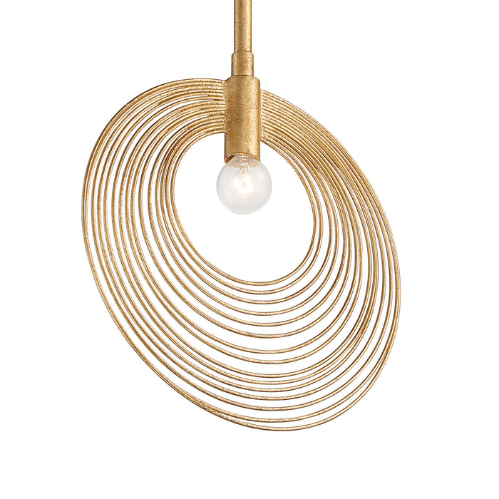 Crystorama - DOR-B7700-RG - One Light Pendant - Doral - Renaissance Gold