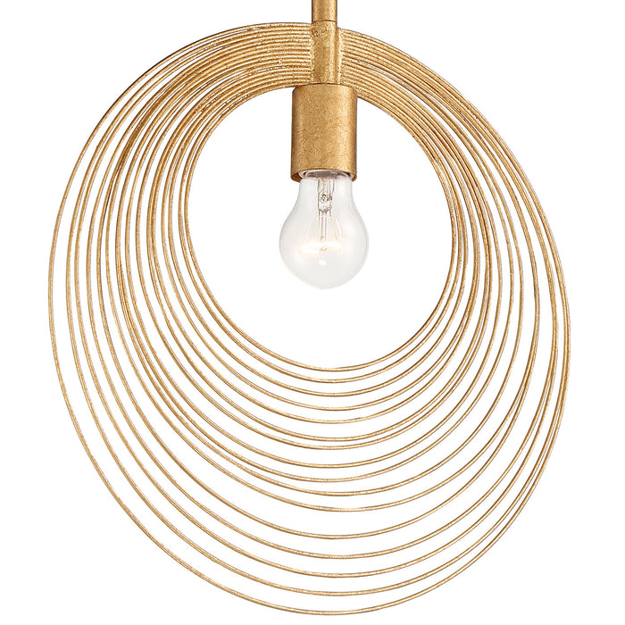 Crystorama - DOR-B7701-RG - One Light Pendant - Doral - Renaissance Gold