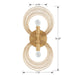 Crystorama - DOR-B7722-RG - Two Light Wall Sconce - Doral - Renaissance Gold