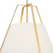 Crystorama - FUL-904-GA - Three Light Pendant - Fulton - Antique Gold