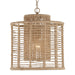 Crystorama - JAY-A5001-BS - One Light Pendant - Jayna - Burnished Silver