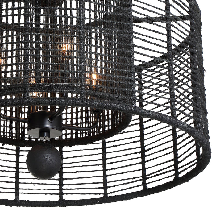 Crystorama - JAY-A5004-MK - Four Light Chandelier - Jayna - Matte Black