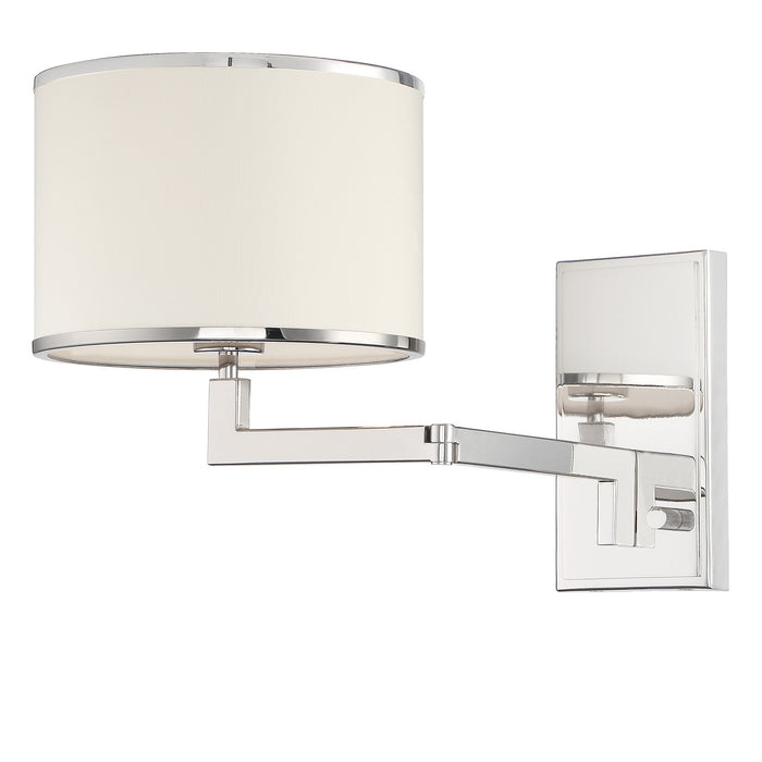 Crystorama - MAD-B4101-PN - One Light Wall Sconce - Madison - Polished Nickel