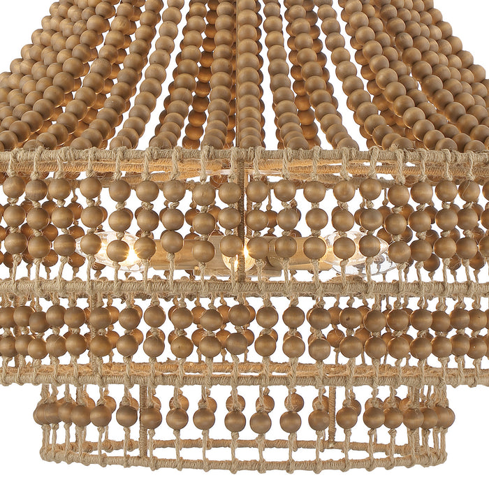 Crystorama - SIL-B6006-BS - Six Light Chandelier - Silas - Burnished Silver