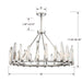 Crystorama - WAT-B2008-PN - Eight Light Chandelier - Watson - Polished Nickel