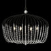 Varaluz - 343N06MB - Six Light Pendant - Voliere - Matte Black