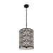 Varaluz - 348F06CB - Six Light Pendant - Kato - Carbon Black