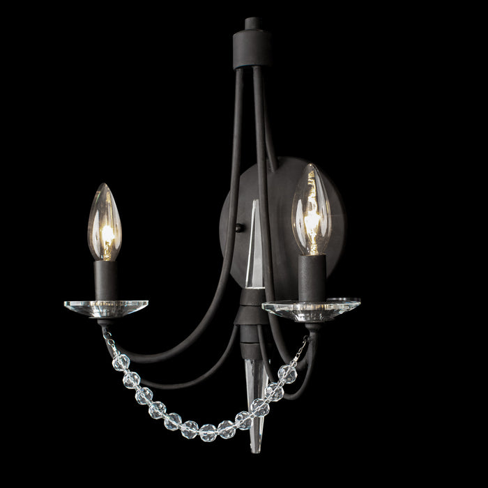 Varaluz - 350W02CB - Two Light Wall Sconce - Brentwood - Carbon Black