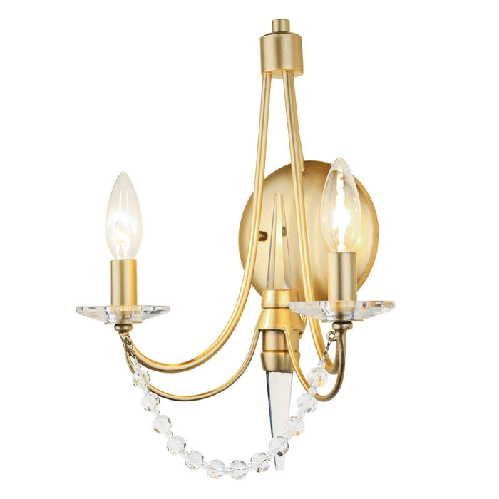 Varaluz - 350W02FG - Two Light Wall Sconce - Brentwood - French Gold