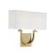 Savoy House - 9-998-2-322 - Two Light Wall Sconce - Rhodes - Warm Brass